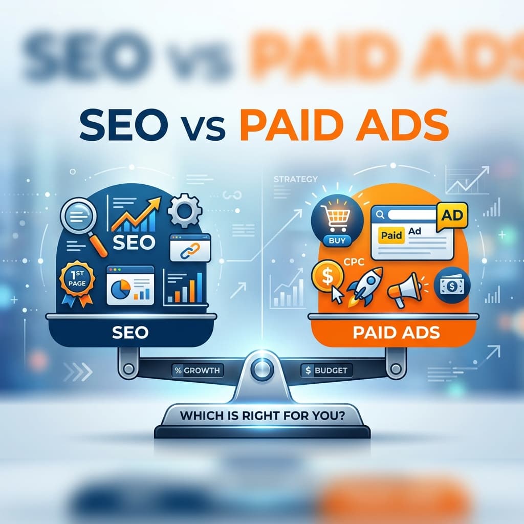 SEO vs Paid Ads — Which One Should Your Business Choose in 2025?